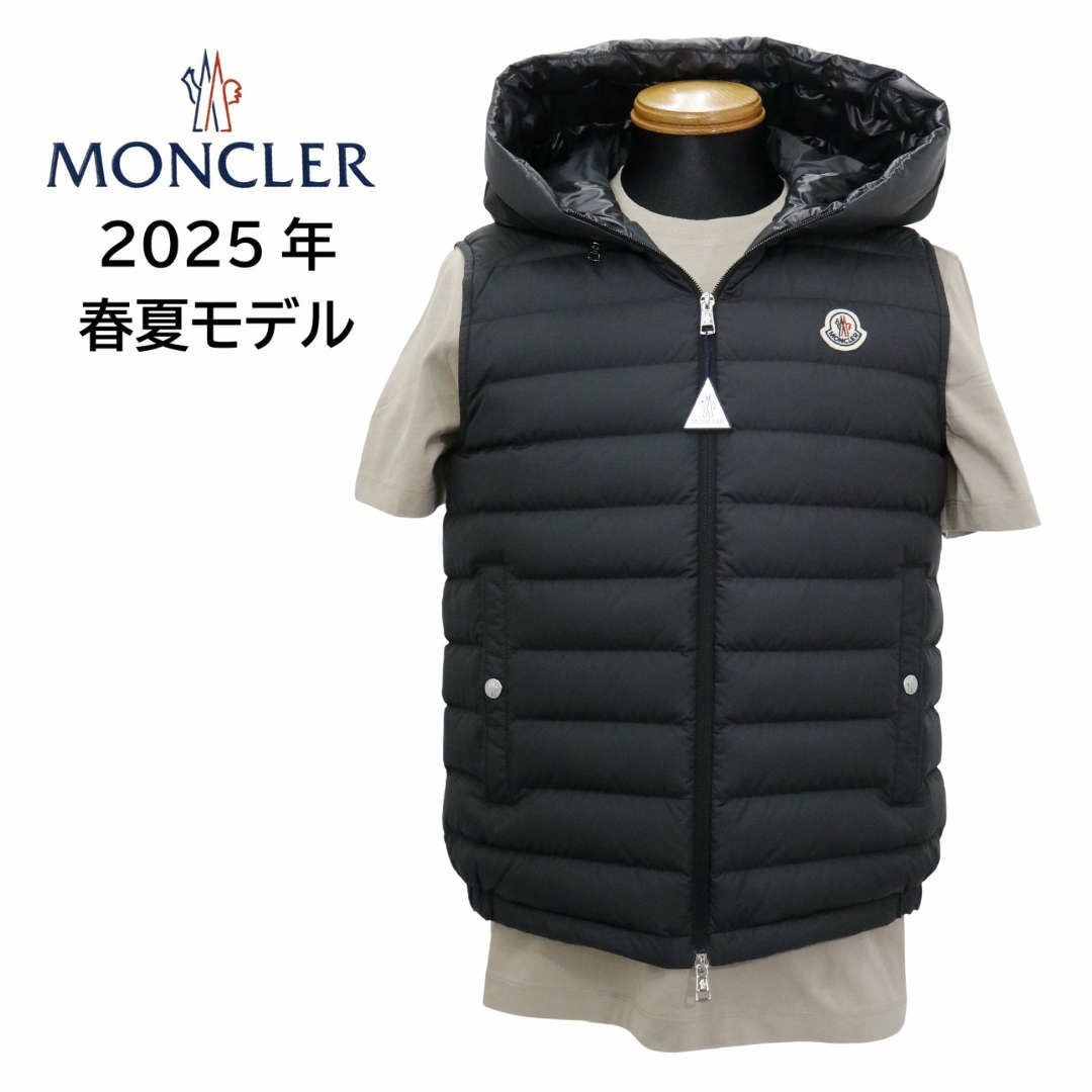 完売御礼【送料無料】MONCLER BOURGET メンズ ダウンベスト1A00151