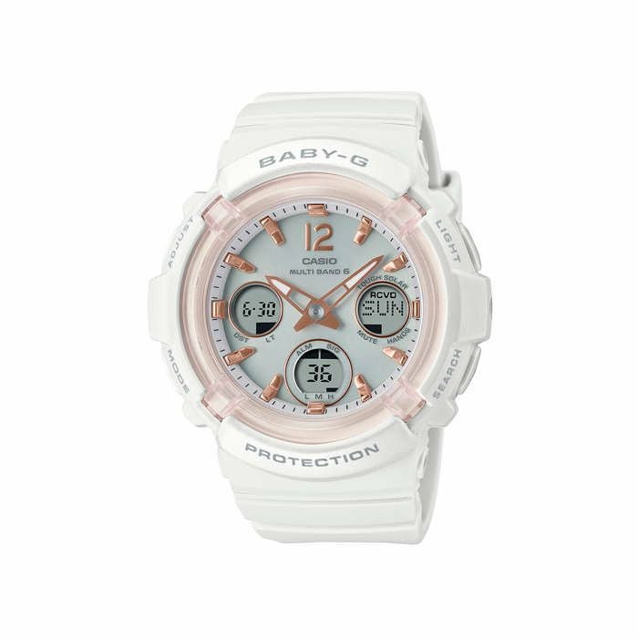 送料無料】CASIO BABY-G レディース腕時計 BGA-2800-7AJF WH | 多慶屋