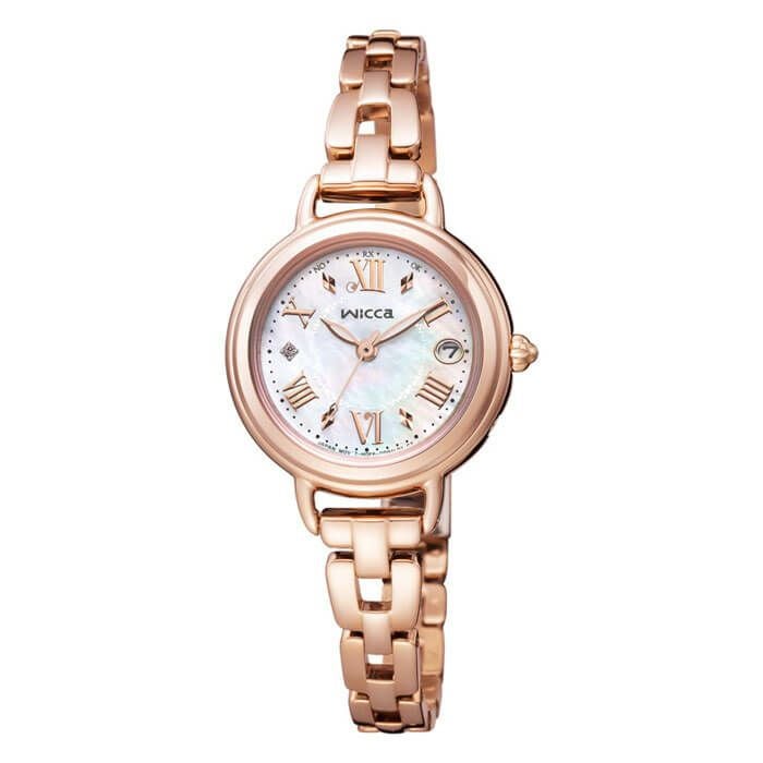 送料無料!】CITIZEN wicca KL0-561-21 ソーラーテック電波時計