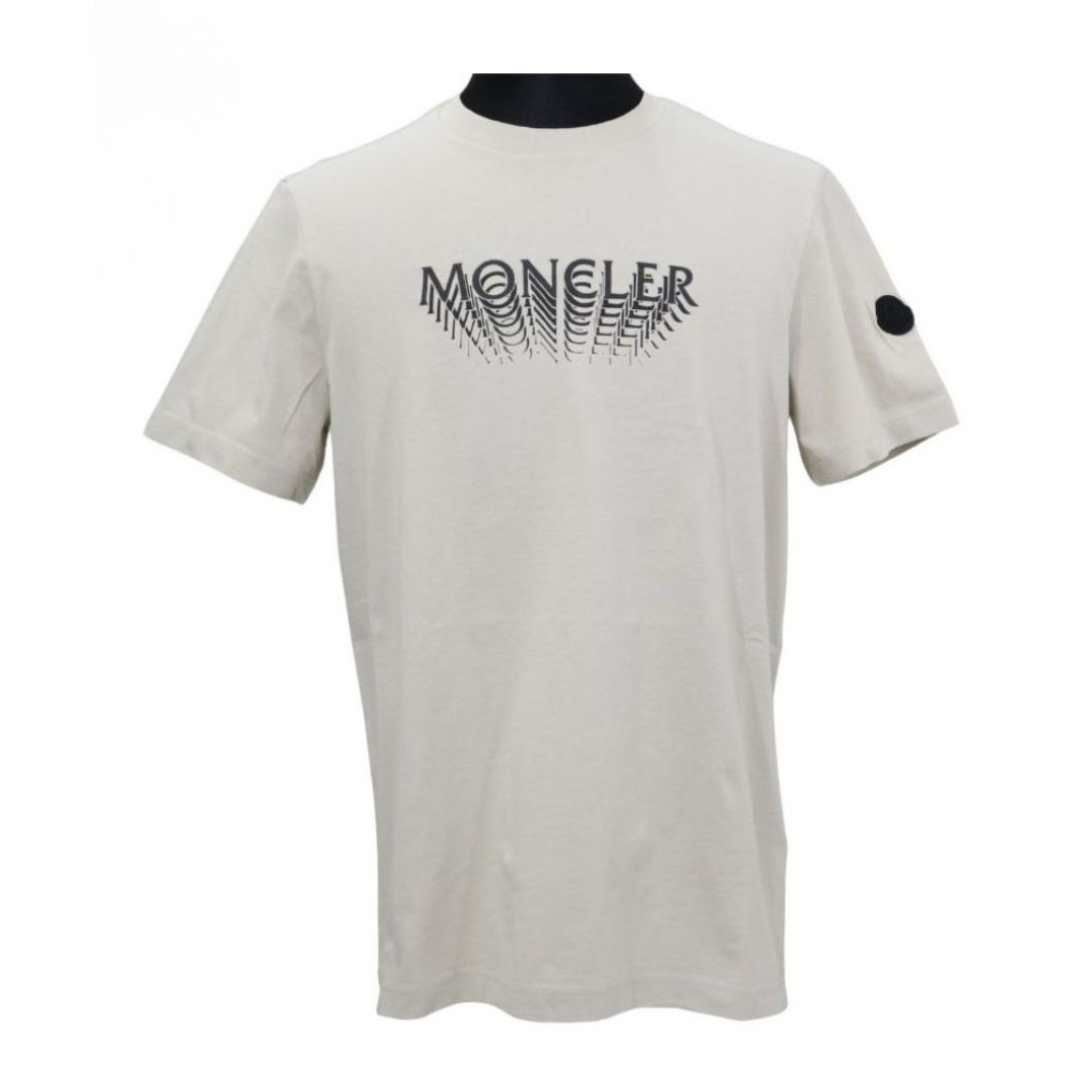 送料無料】MONCLER メンズ カットソー Tシャツ 8C00022 89AYW BEIGE