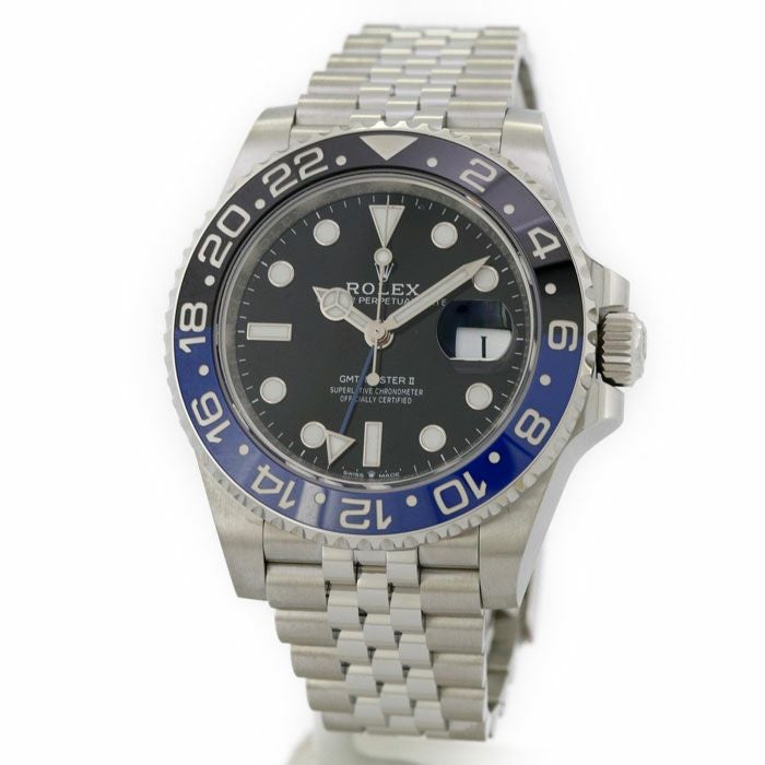 送料無料 】ROLEX メンズ腕時計 GMTマスターⅡ 126710BLNR/ジュビリー