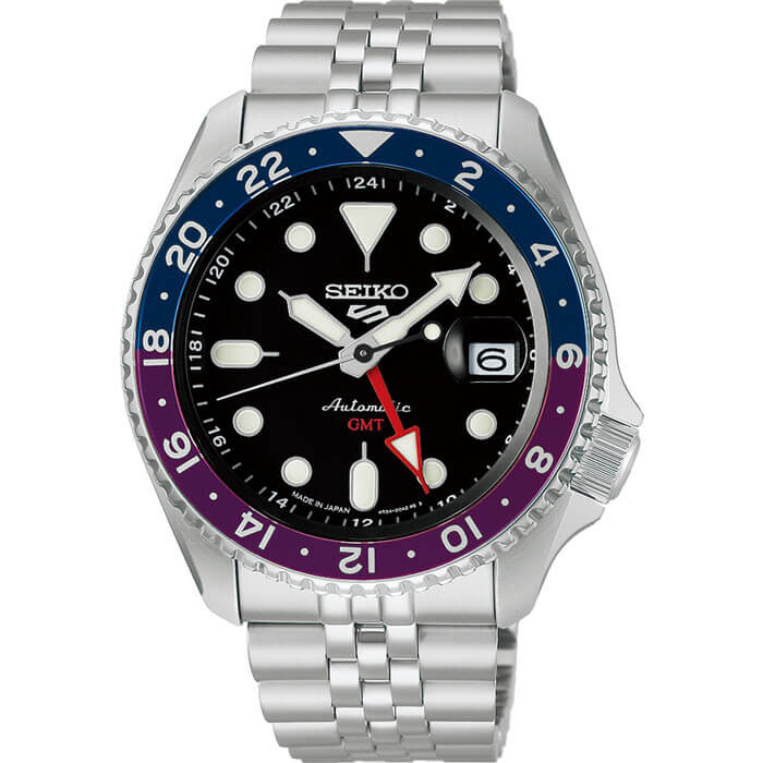 そ*休様 広021 セイコー 腕時計 5点 まとめ売り 送料無料!】 SEIKO (セイコー) 5sports(5スポーツ) SBSC021 ブラック
