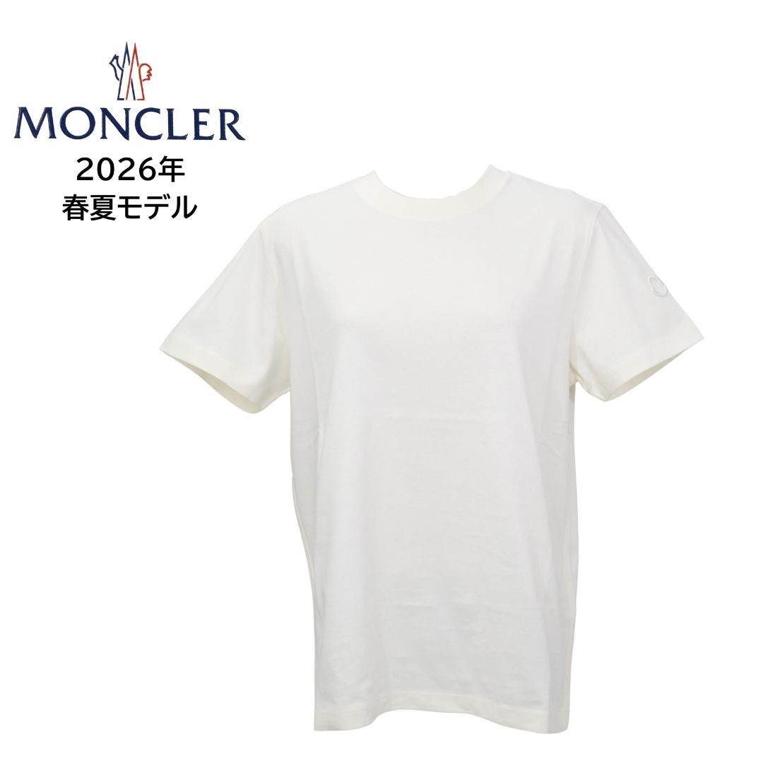 送料無料】MONCLER メンズ カットソー8C00029 89AUO WHITE BLACK