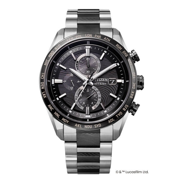 送料無料!】CITIZEN ATTESA AT8385-55E 光発電エコ・ドライブ電波時計